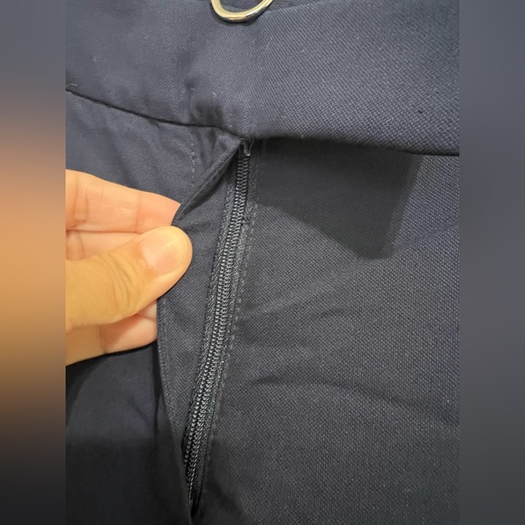 White House Black Market Dark Blue Flare Pants size 2S - Picture 7 of 11